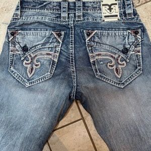 Rock Revival Men’s Wendell Boot Cut Jeans 34